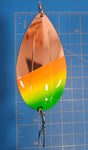 Kokanee Dodger - Gold with UV Center Tape -  UV Coated