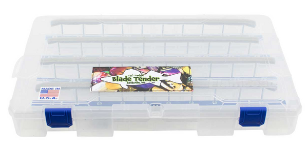 FLADEN Clear (18 sections) Fishing Terminal Bits Lure Storage Box #19-8159