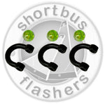 Plastic Fixed Clevis - Green Beads