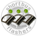 Metal Quick Change Clevis - Green Beads