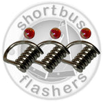Metal Quick Change Clevis - Red Beads