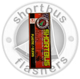 Plastic Fixed Clevis - Red Beads