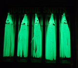 Hootchie Spinner - Dual Pack Spinner Body - Glow / Green