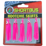 Hootchie Skirt - 5 Pack - Hot Pink