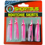 Hootchie Skirt - 5 Pack - Pink Clear