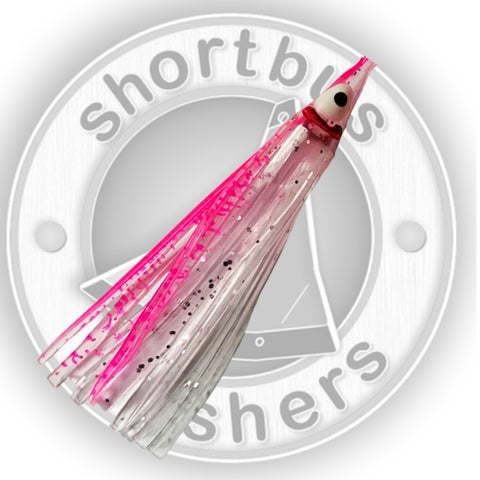 Hootchie Skirt - 5 Pack - Pink Clear