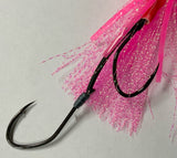 Hootchie Spinner - Dual Pack Spinner Body - Pink Clear / Pink