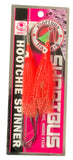 Hootchie Spinner - Dual Pack Spinner Body - Red