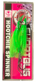 Hootchie Spinner - Dual Pack Spinner Body - Green