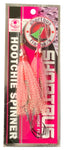 Hootchie Spinner - Dual Pack Spinner Body - Pink Clear / Pink
