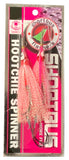 Hootchie Spinner - Dual Pack Spinner Body - Pink Clear / Pink