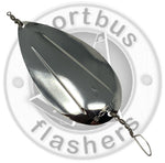 Kokanee Dodger - Pure Nickel with UV Coating