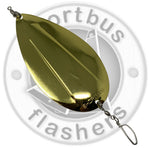 Kokanee Dodger - Gold with UV Coating