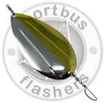 Kokanee Dodger - Half Silver / Half Gold with UV Coating