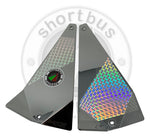 Dipped Mirror Chrome Triangle - Silver Bullet