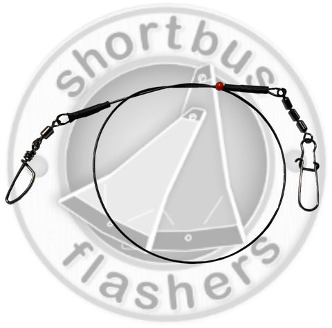 Stiffy - Stainless Steel Flasher Leashes - Pair