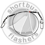 Stiffy - Stainless Flasher Leashes - Pair