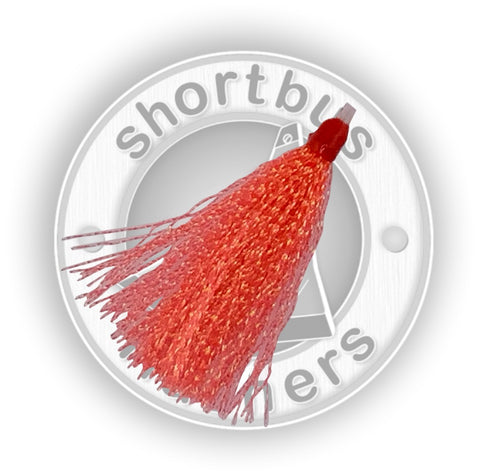 Tinsel Skirt - 5 Pack - Red