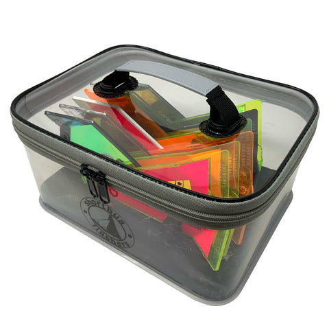 Tackle Mate - 8" Triangle Flasher Storage Box - Gray